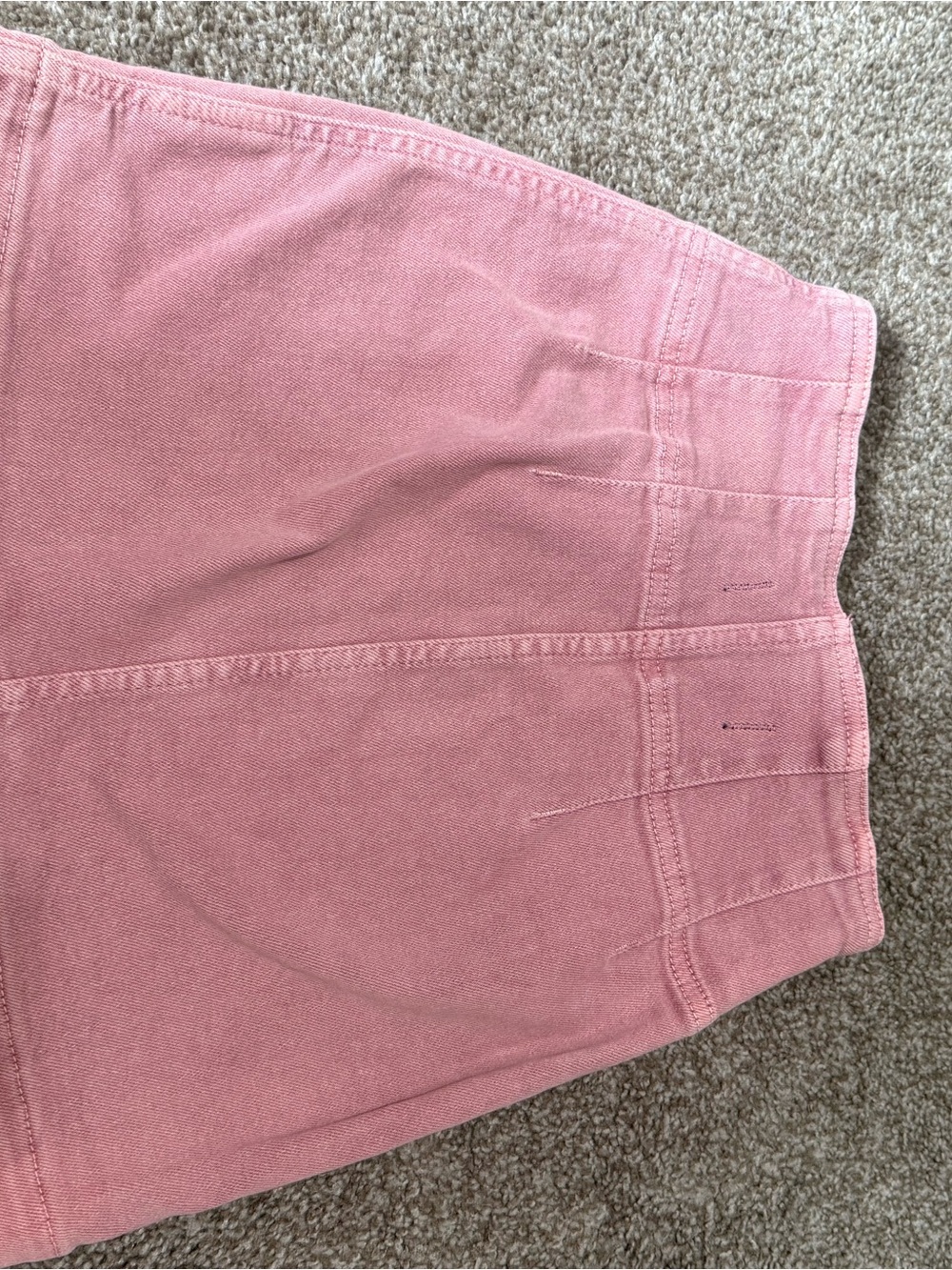 Pink Front-Zip A-Line Skirt - Picture 2 of 6